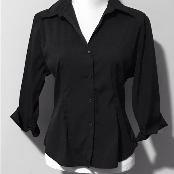 Black Rue21 Button Down Shirt - Picture 2 of 4